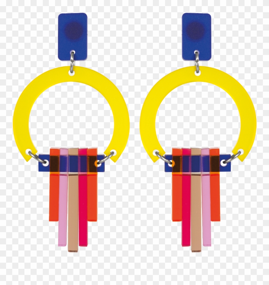 Art Deco Chandeliers Citrus - Earring Clipart