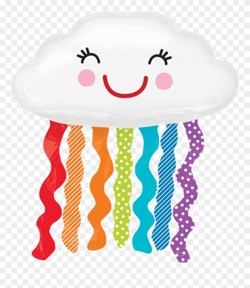 Anagram International 3123101 Rainbow Cloud Shop Balloon Clipart