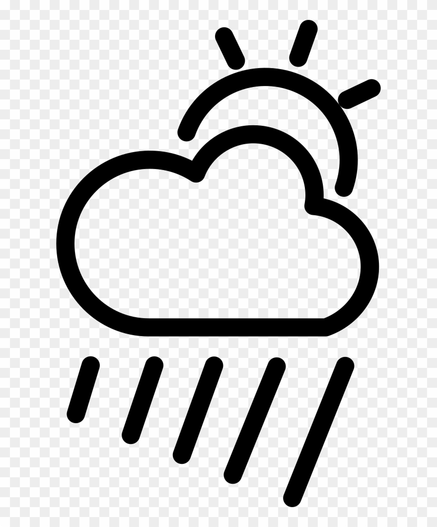 Cloudy Clipart Rainy Day - Icon Bewölkt - Png Download