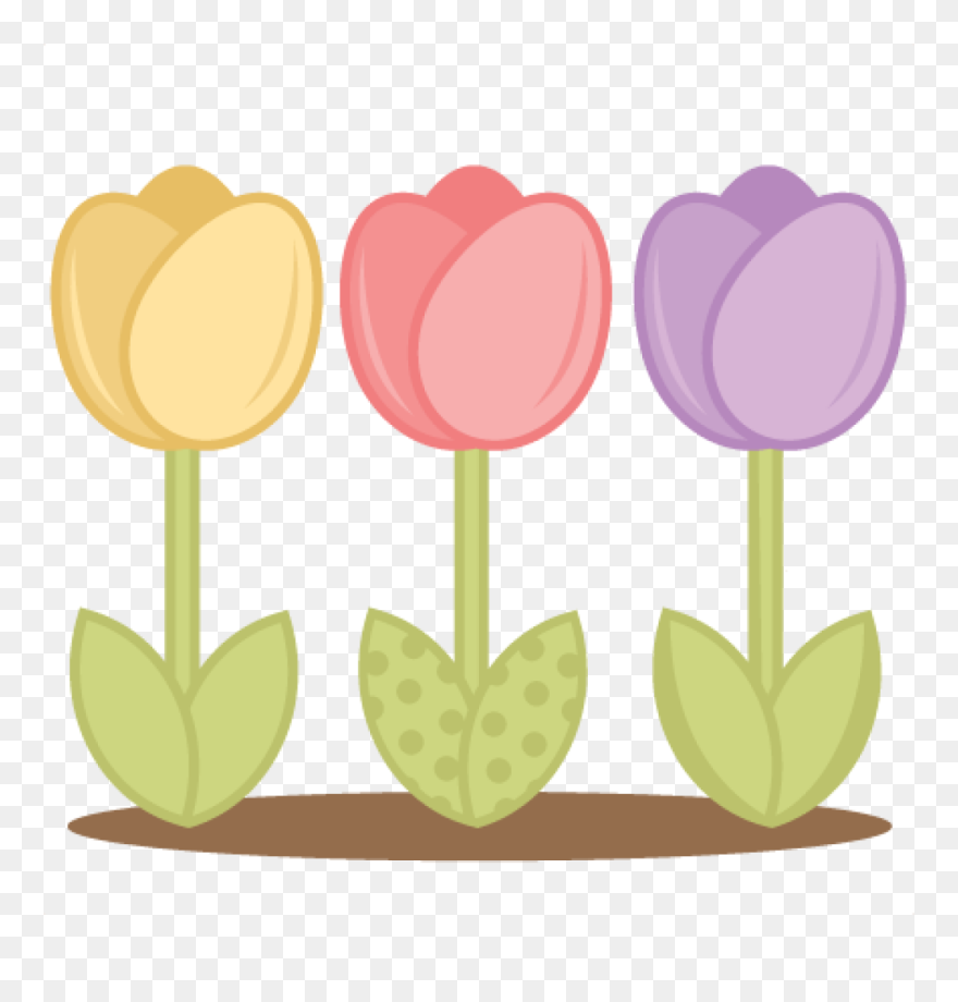 Cute Tulip Clipart Clip Art - Miss Kate Cuttable Pascuas - Png Download
