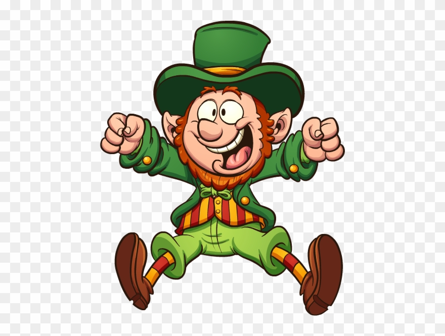 University Stickers Messages Sticker-6 - Happy Leprechaun Clipart