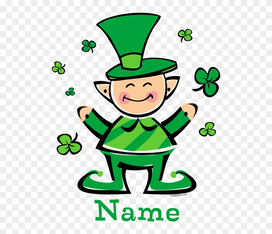 Favorite - Personalized Wee Leprechaun Pillow Case Clipart