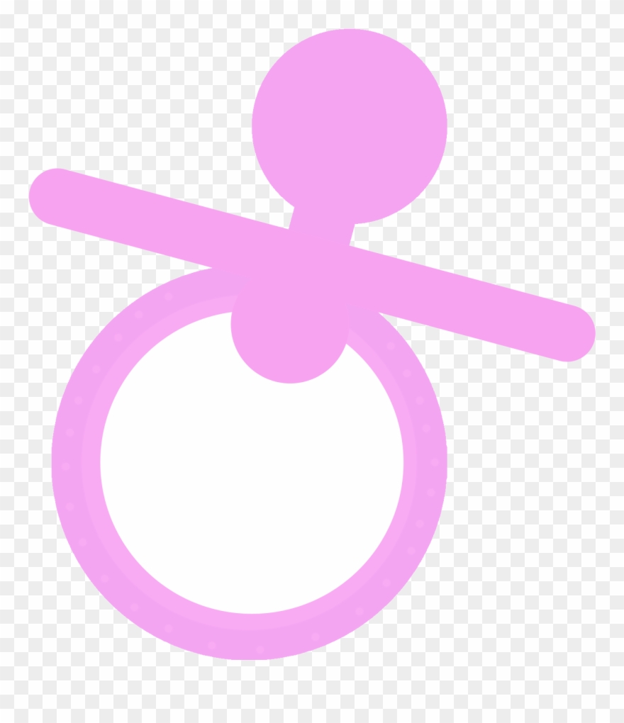Pink Pacifier Clipart - Pacifier - Png Download