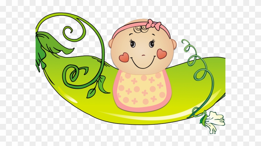 Free Baby Animal Clipart - Two Peas In A Pod - Png Download