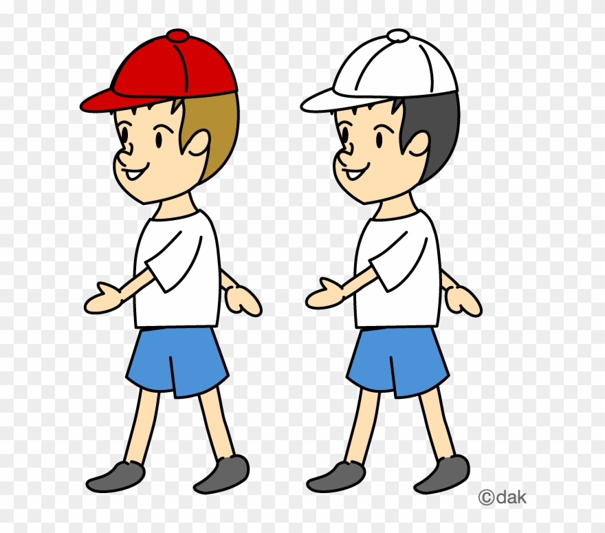 Multi Sport Clipart - Two Boys Walking Clipart - Png Download