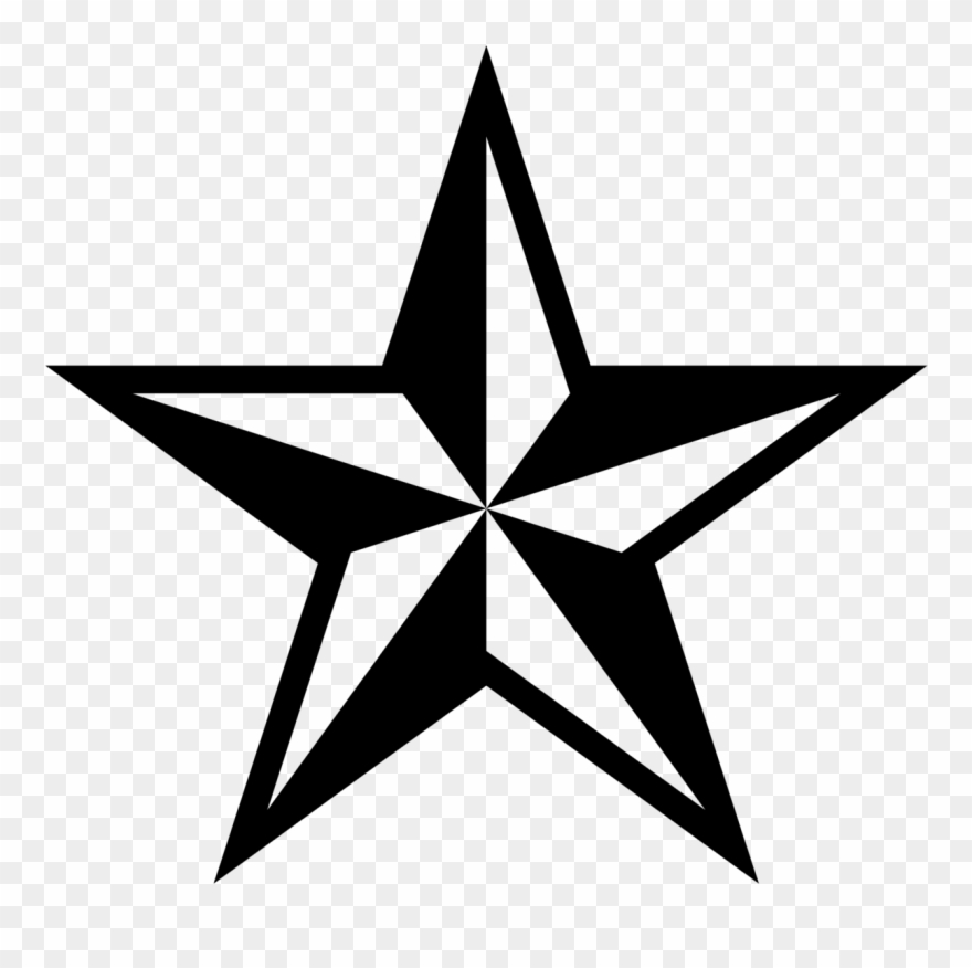 Star Tattoo Png Clipart
