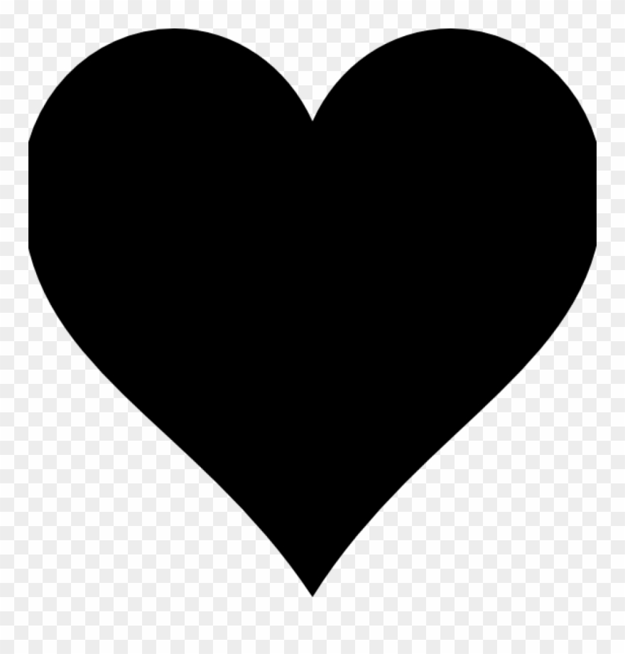 Black Heart Clipart Small Black Heart Clip Art At Clker - Heart Svg Icon - Png Download