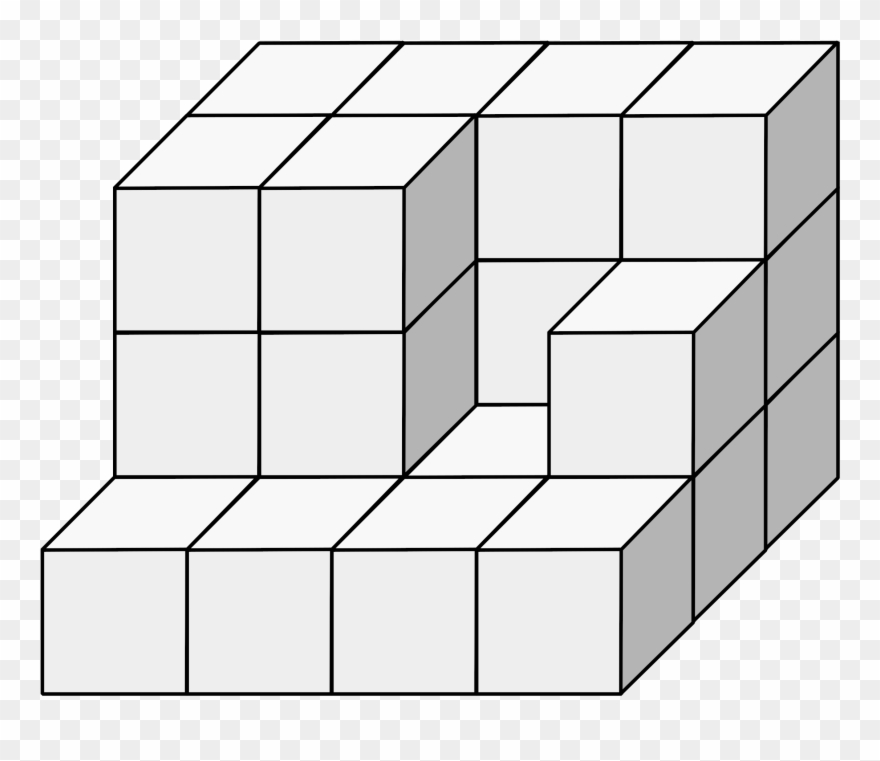 Building Cube Black And White Art Deco Computer Icons - Clip Art - Png Download