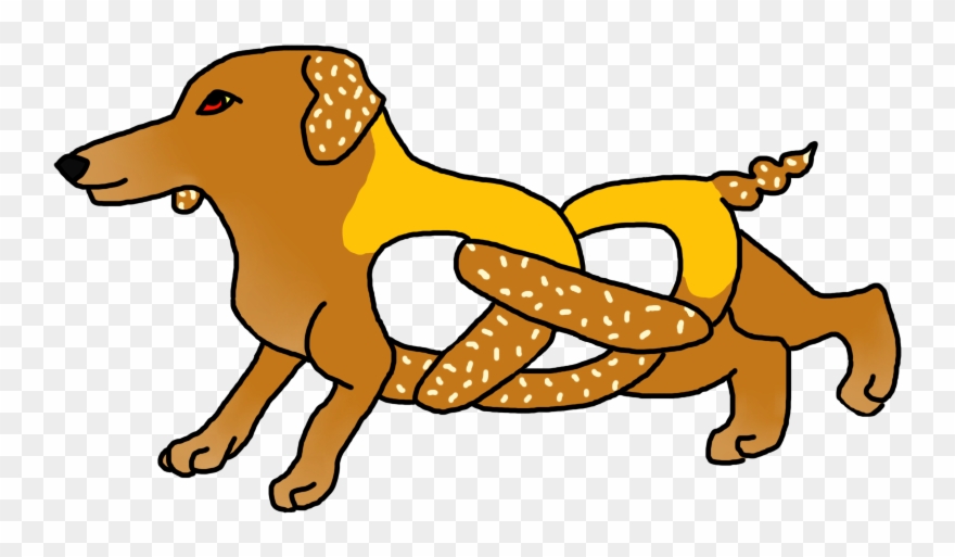 Pretzel Pup Auction By Pebblestar-nightclan On Clipart - Dog - Png Download