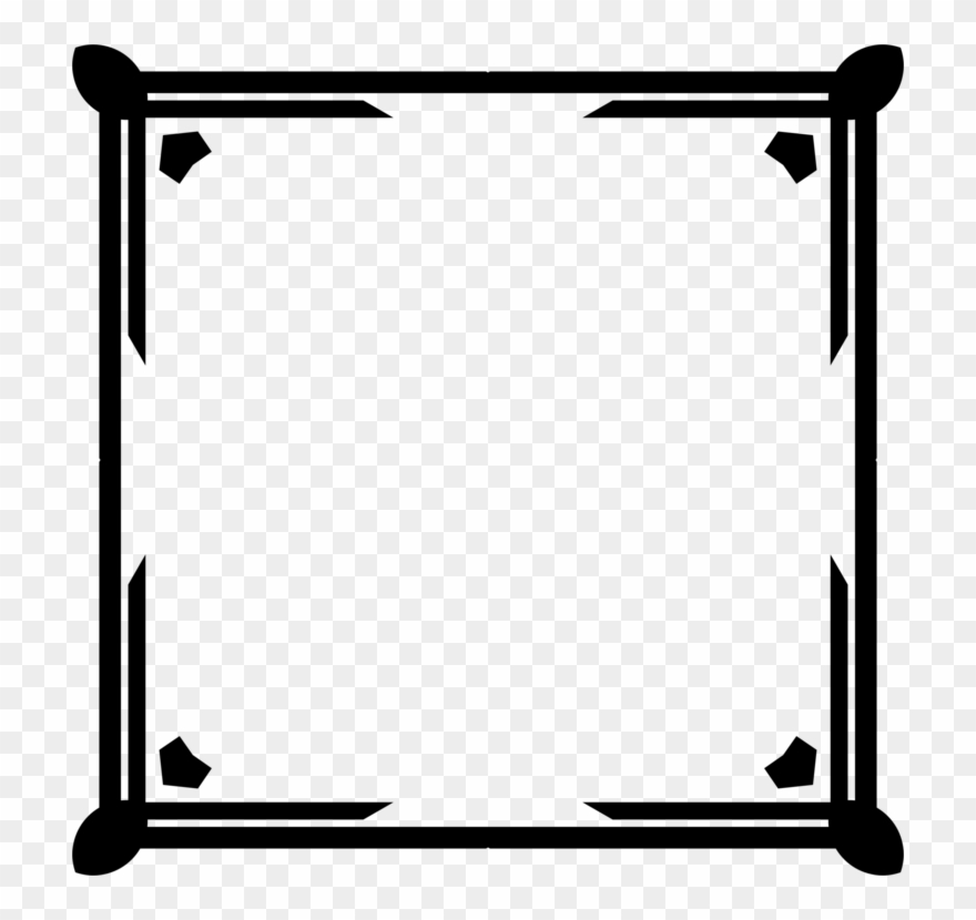 Picture Frames Line Angle - Clip Art - Png Download