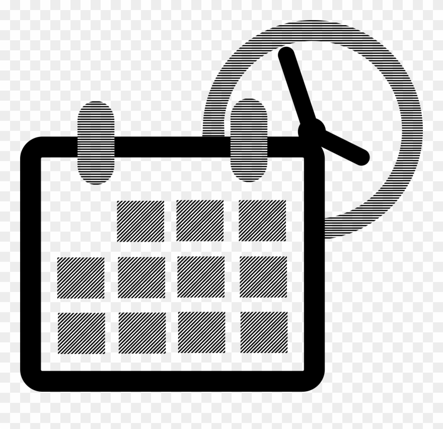 All Photo Png Clipart - Calendar And Clock Clipart Transparent Png