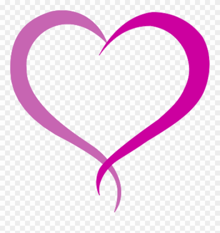 Heart Delicate Girly Girl Femininity Jewellery - Clipart Pink Heart - Png Download