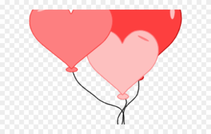 Valentines Day Clipart Balloon - Valentine's Day Clip Art - Png Download