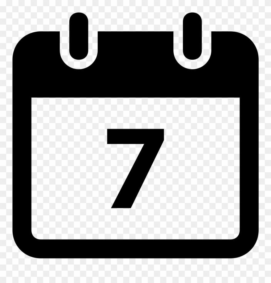 Calendar 7 Icon - 17 Icon Png Clipart