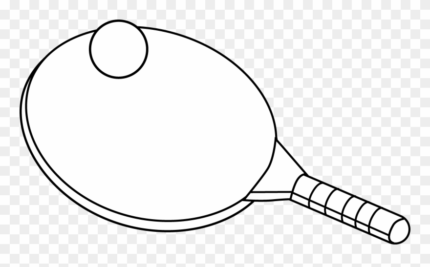 Ping Pong Coloring Page - Stock.xchng Clipart