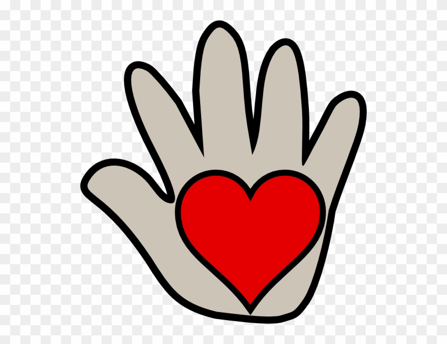 Clipart Free Download Hands With Heart Clipart - Kissing Hand Book Clip Art - Png Download