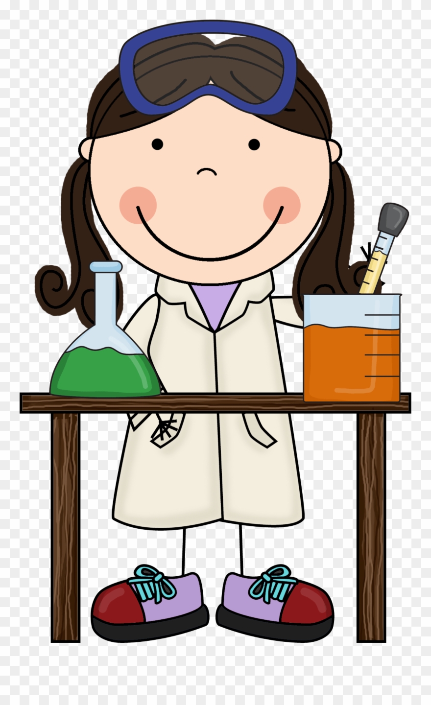 Little Miss Hypothesis Looks Like This Blog Might Have - Scientist Clipart Png Transparent Png