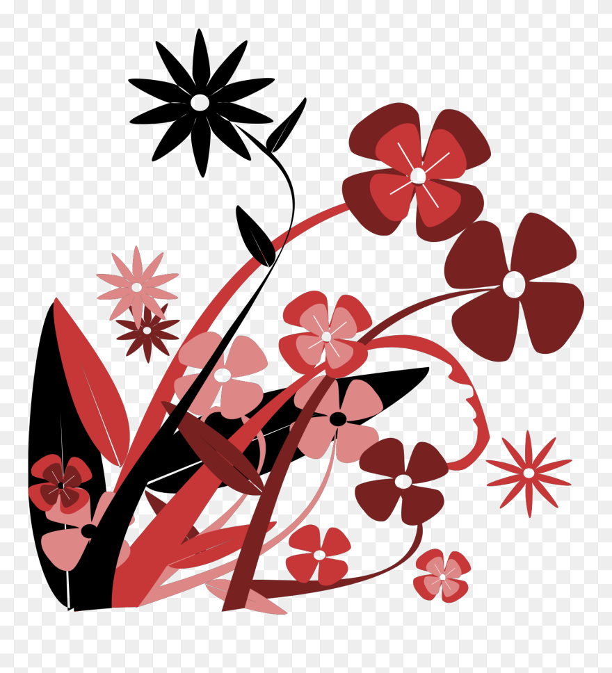 Flower Spring Small Clipart 300pixel Size, Free Design - Red Flower Vector Png Transparent Png