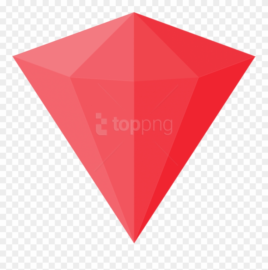 Free Clipart - Red Gem Clip Art - Png Download