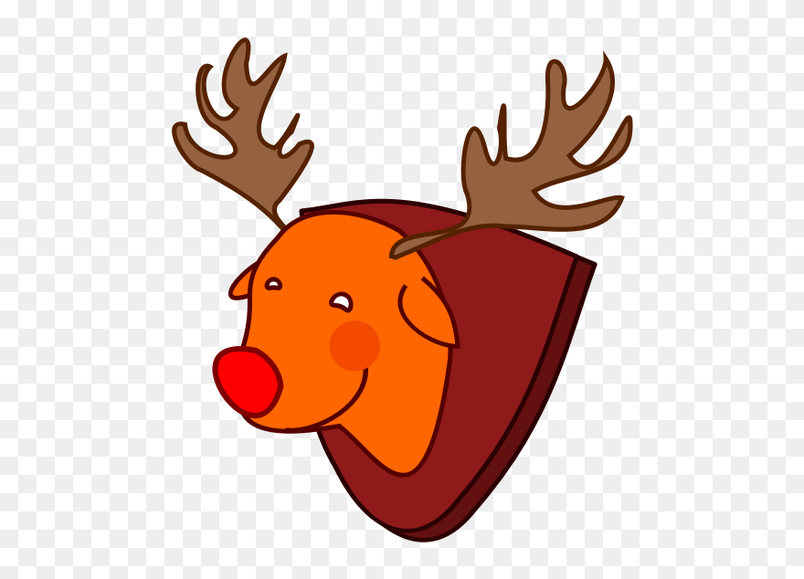 Coupon Clip Art Template - Rudolph - Png Download