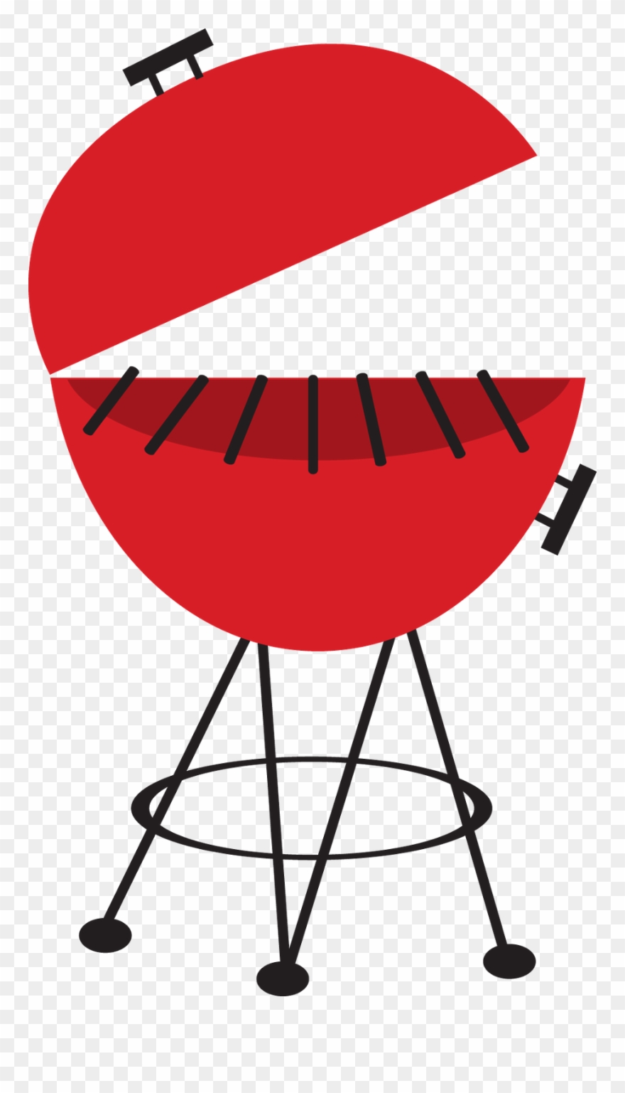 Food Clips, Summer Clipart, Food Stickers, Backyard - Bbq Picnic Clip Art - Png Download