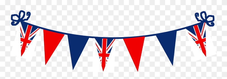 Union Jack Flag Animal Silhouettes United Kingdom Bunting - Union Jack Clipart Free - Png Download