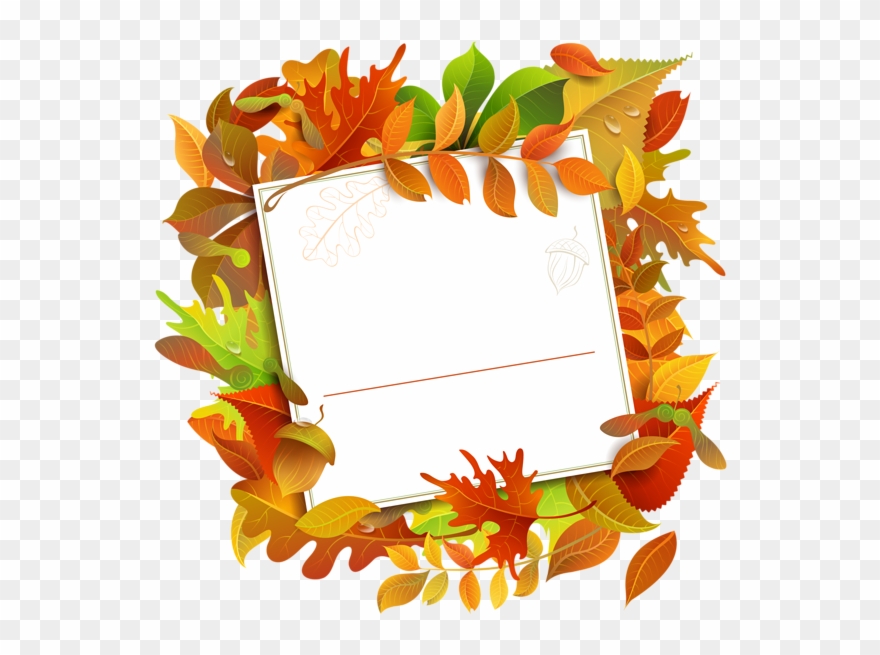 Fall Images, Borders And Frames, Frame Clipart, Photo - Clip Art - Png Download