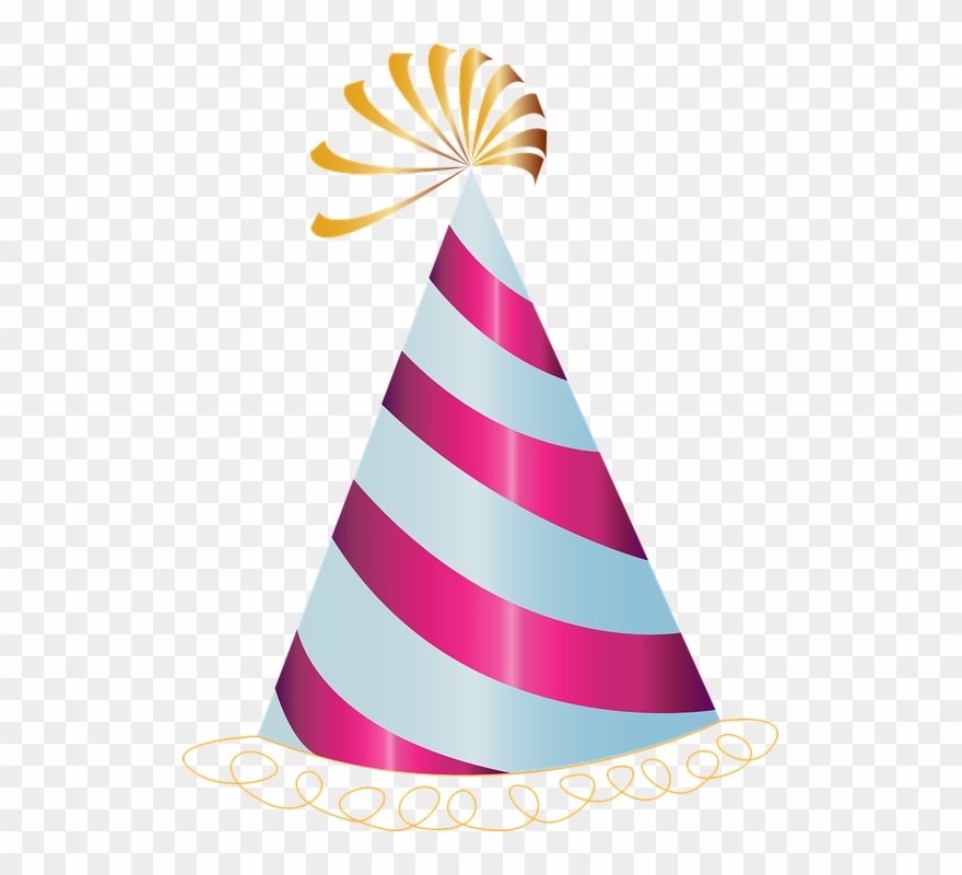 Birthday Hat Png Happy Birthday Hat Party Free Vector - Party Hats Clip Art Transparent Png