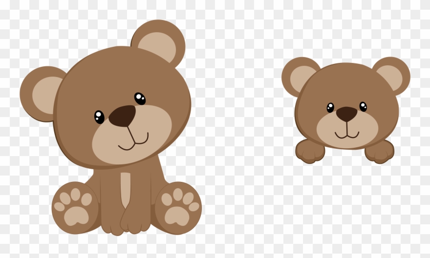 Clip Image Silver - Cute Bear Clip Art - Png Download