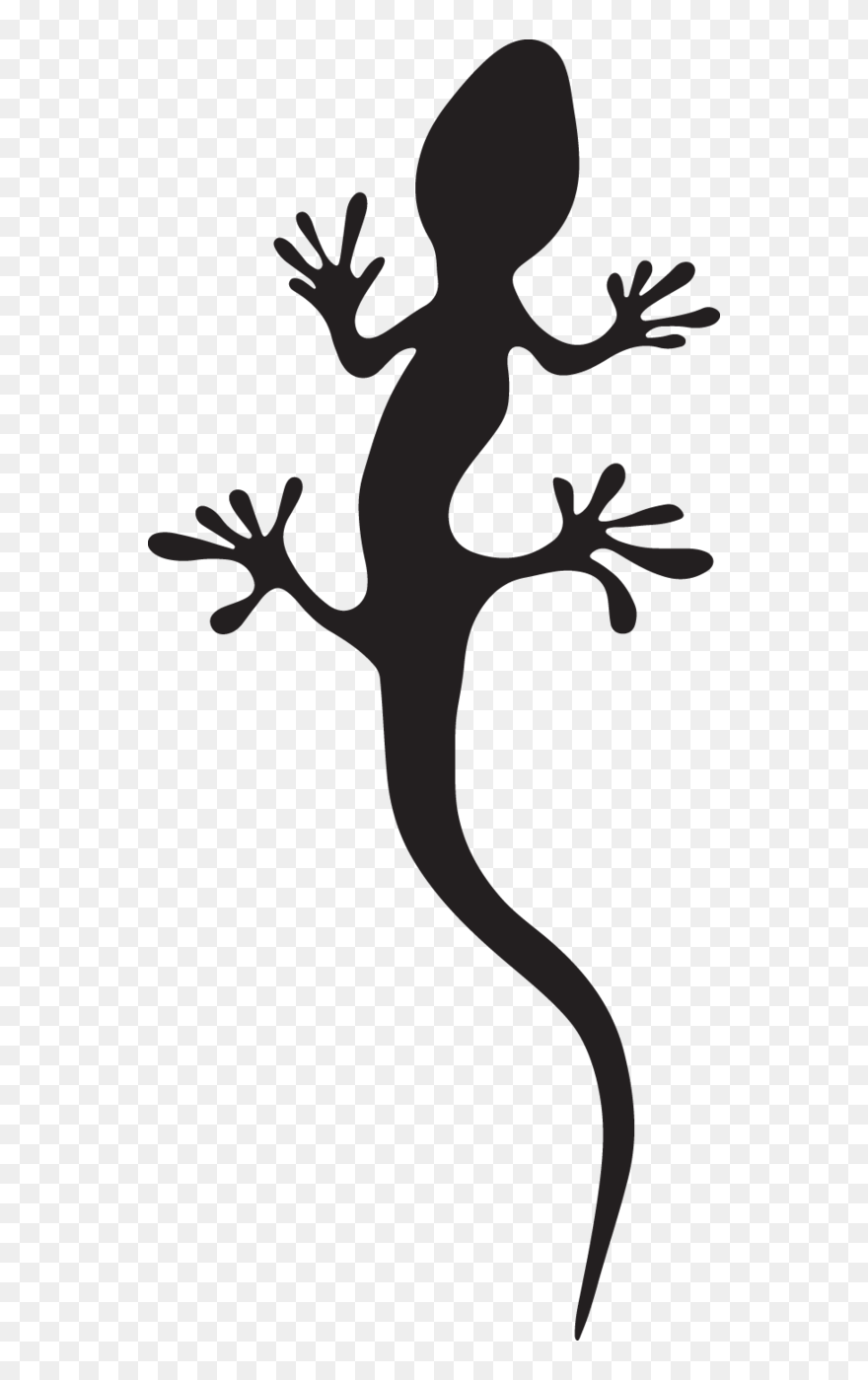 Eps Vector Clipart Images - Lizard Silhouette - Png Download