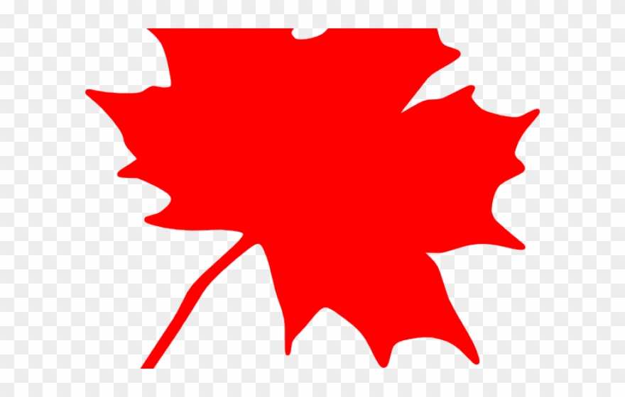 Maple Leaf Clipart Leav - Black Clipart Maple Leaf - Png Download