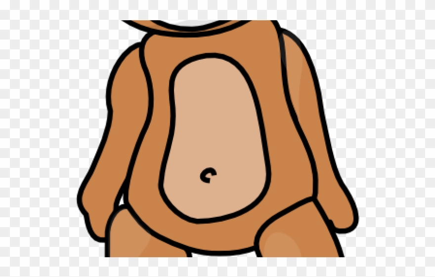 Brown Bear Clipart Orange Bird - Teddy Bear Clip Art - Png Download