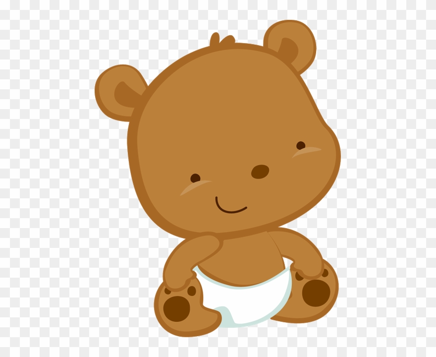 Clipart Duck Brown Bear - Desenho Ursinho Png Transparent Png