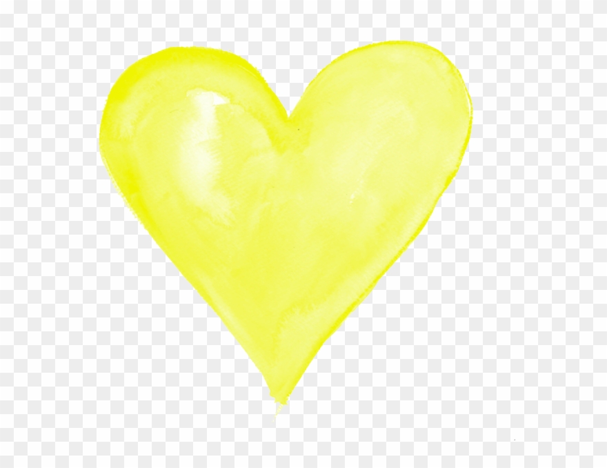 Heart Clipart Yellow - Yellow Love Emoji Png Transparent Png
