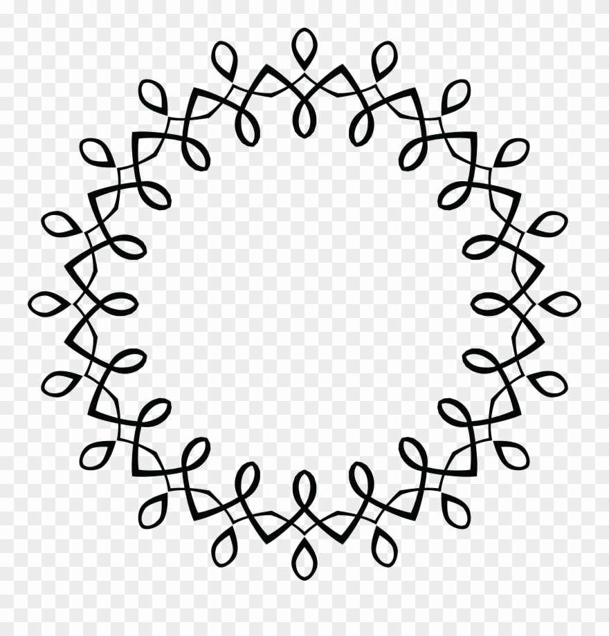 Flourish Clipart Frame - Room With A View - Png Download