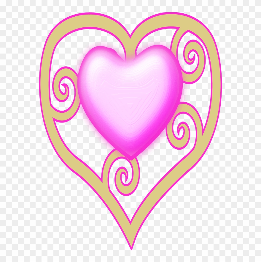 Wolf And Crow Clipart, Vector Clip Art Online, Royalty - Pink Heart Design Shower Curtain - Png Download