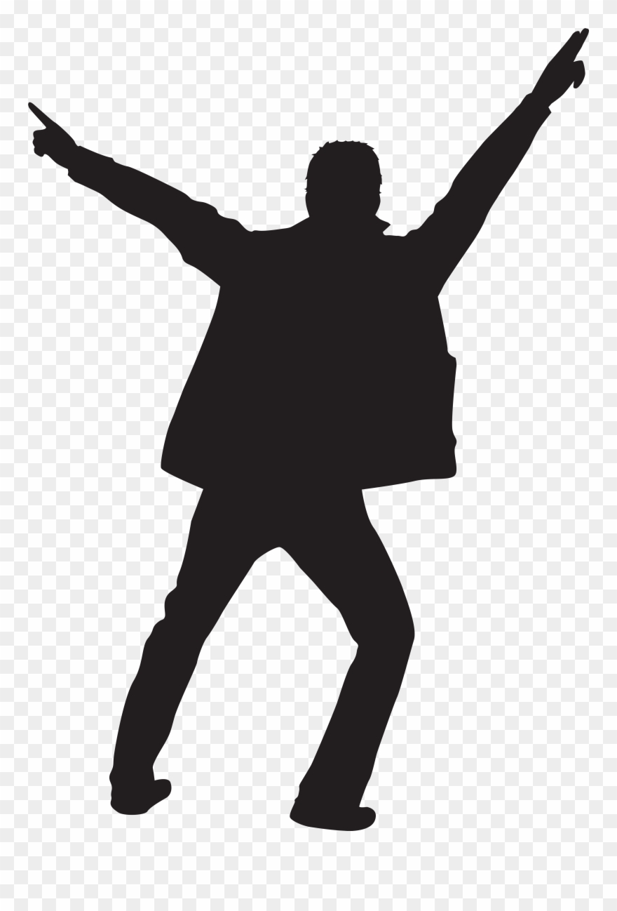 Dancing Man Silhouette At Getdrawings Com Free - Person Dancing Silhouette Png Clipart