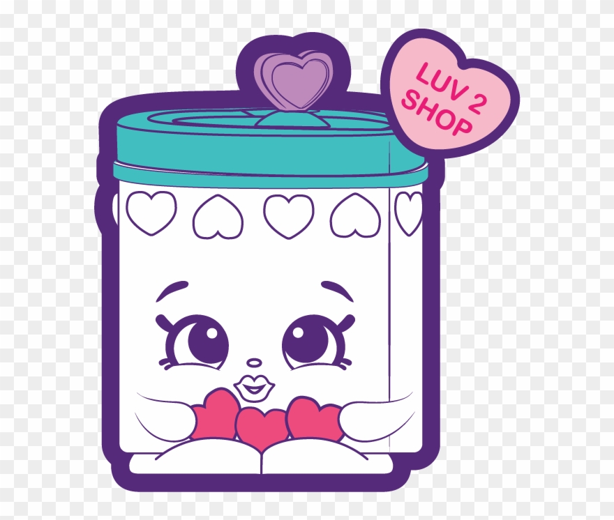 Karlee Candy Jar Is A Common Heart 'n' Seekers Tribe - Shopkins Heart N Seekers Clipart