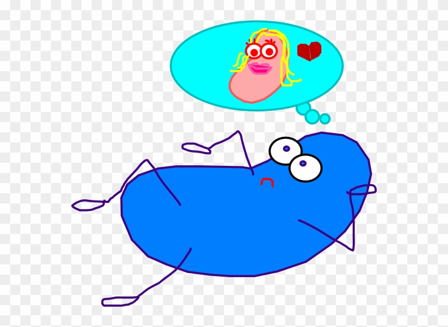 Blue Jelly Bean Love Svg Clip Arts 600 X 563 Px - Png Download