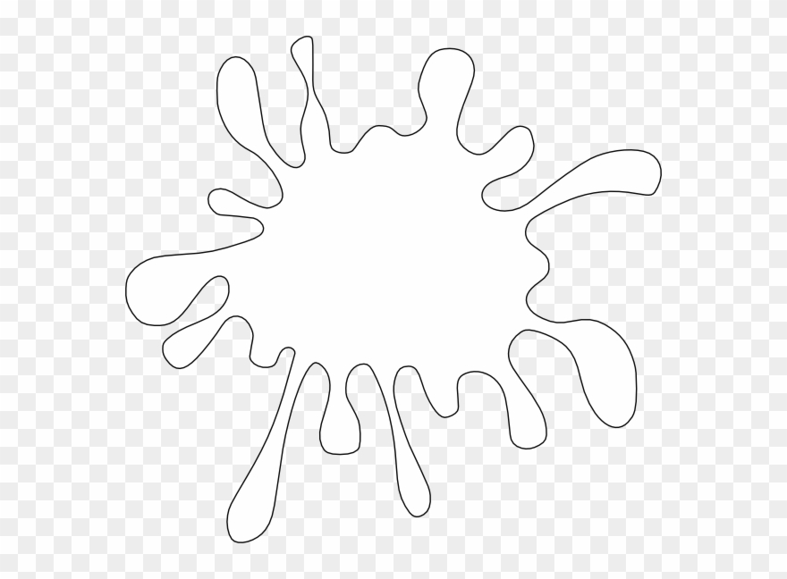 Splash Of White Paint Clipart