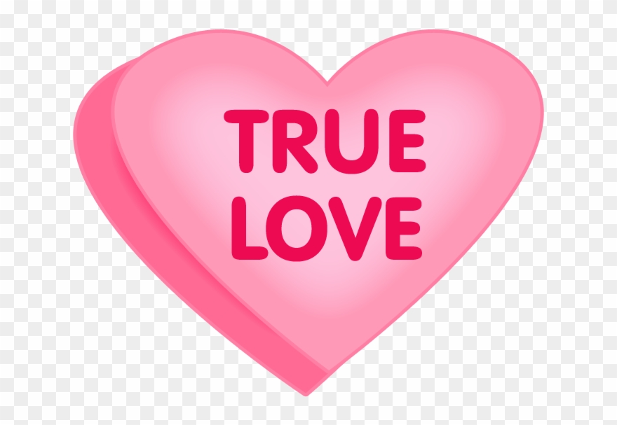 Candy Heart Clipart - Valentine Candy Hearts Clip Art - Png Download