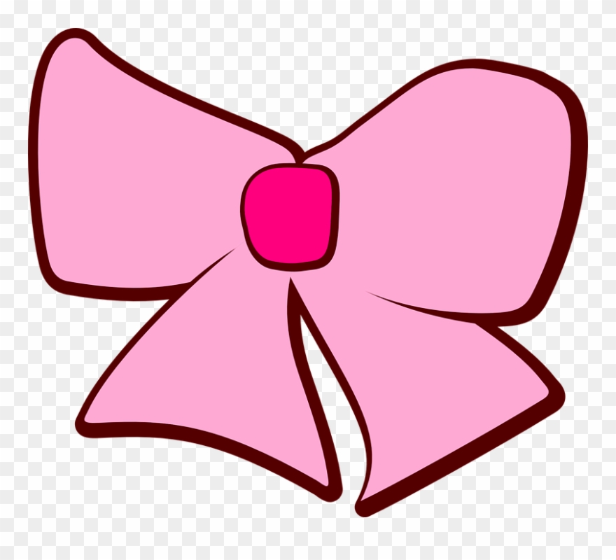 Image Of Bows Clipart 7 Pink Brown Bow Clip Art At - โบว์ สีชมพู Png Transparent Png