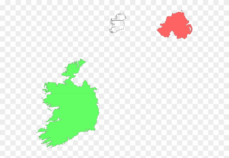 Ireland Map Vector Clipart