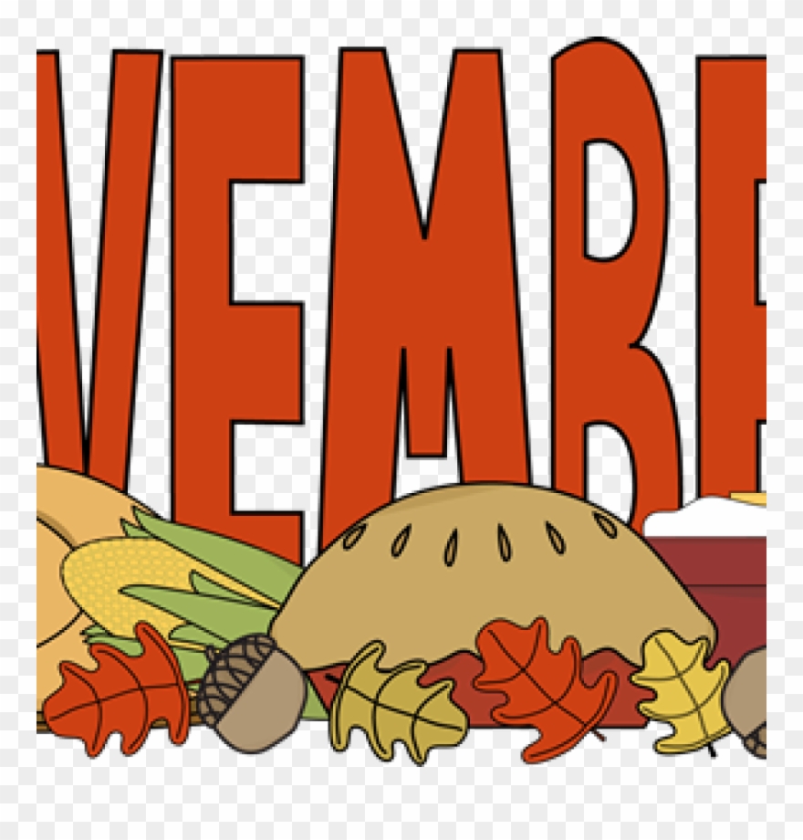 Thanksgiving Food Clipart Pineapple Clipart - November Clipart - Png Download