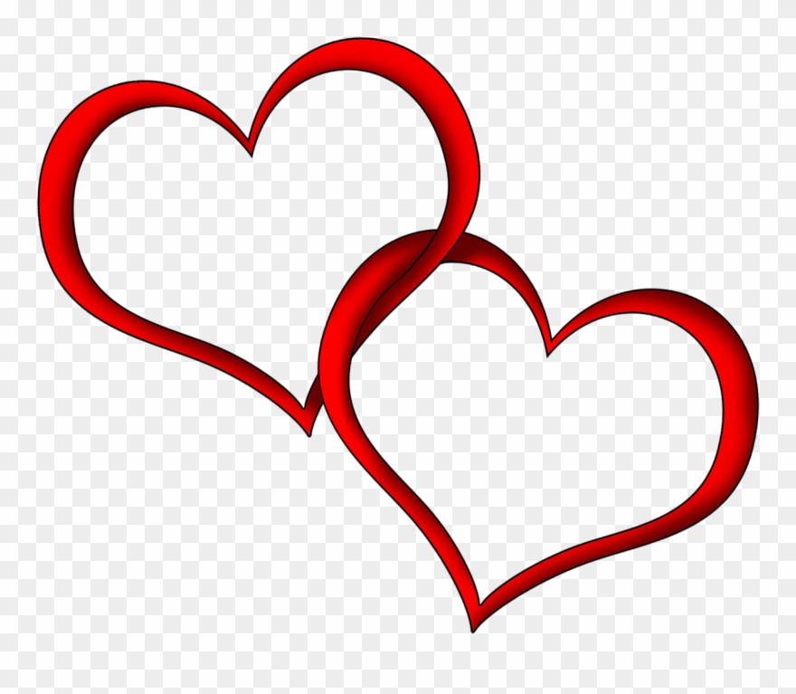 Heart Images, Heart Pictures, My Heart, Heart Outline, - Double Heart Clipart