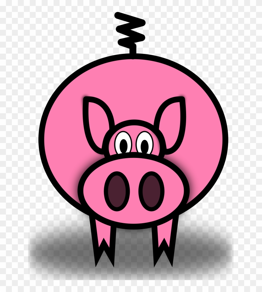Pig Clip Art Barbeque - Pig Clip Art - Png Download