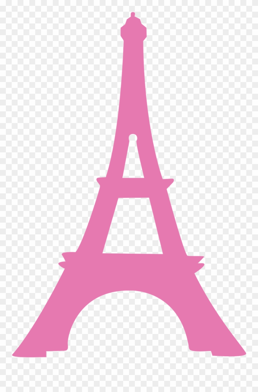 Paris Clipart Paris Poodle - Eiffel Tower Png Pink Transparent Png