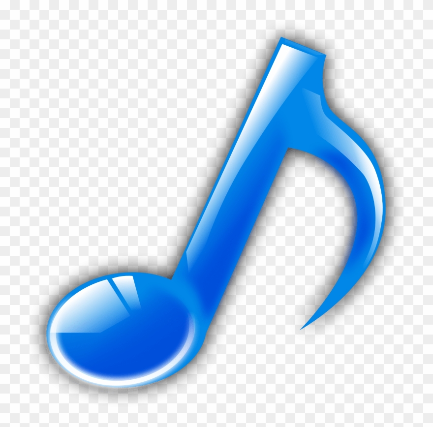 Get Notified Of Exclusive Freebies - Blue Music Note Png Clipart
