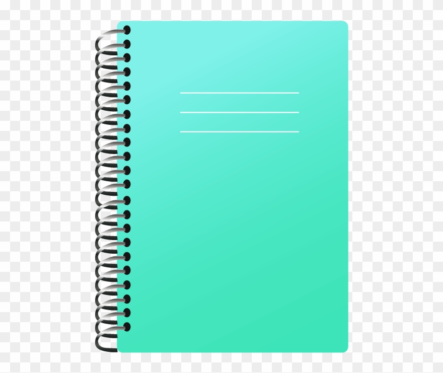 Notebook Clip Art Png - Notebook Clipart Transparent Background