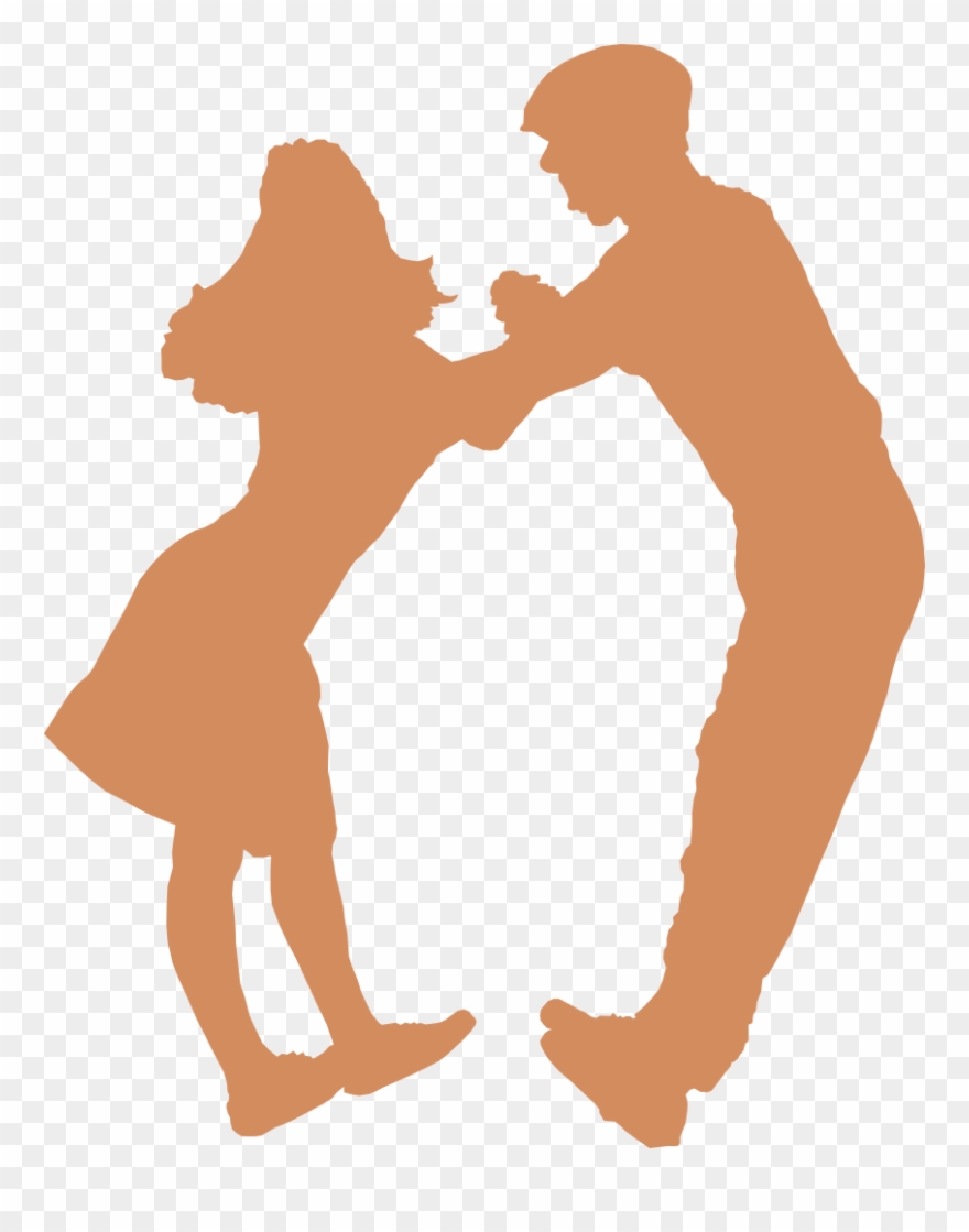 Swing Dancer Silhouette At Getdrawings - Romance Clipart